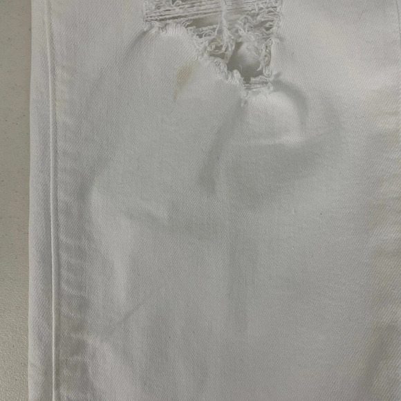 Joe’s Mid Rise Slim Tomboy Crop Jeans The Scout Sz 27 White Distressed Spring - Picture 11 of 14